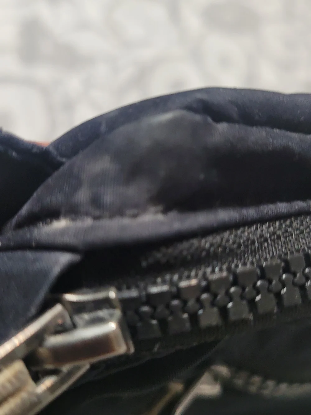 Vuori Black Crossbody Bag with Silver Hardware Everyday Used